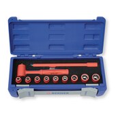 Isolierter Steckschlüssel-Satz 3/8